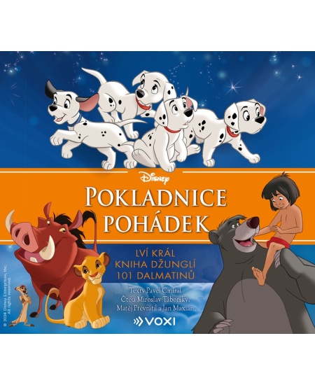 Levně Disney - Lví král, Kniha džunglí, 101 dalmatinů (audio pro děti)