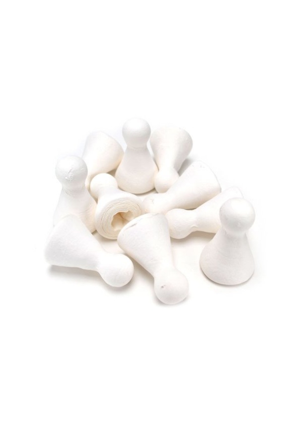 Vatová figurka, výška 6 cm, 10 ks