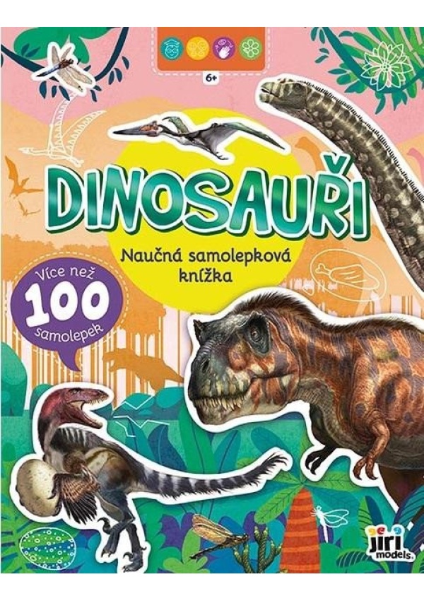 Naučná samolepková knížka Dinosauři