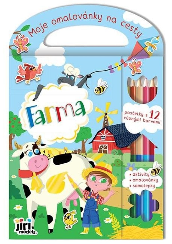 Levně Moje omalovánky na cesty Farma
