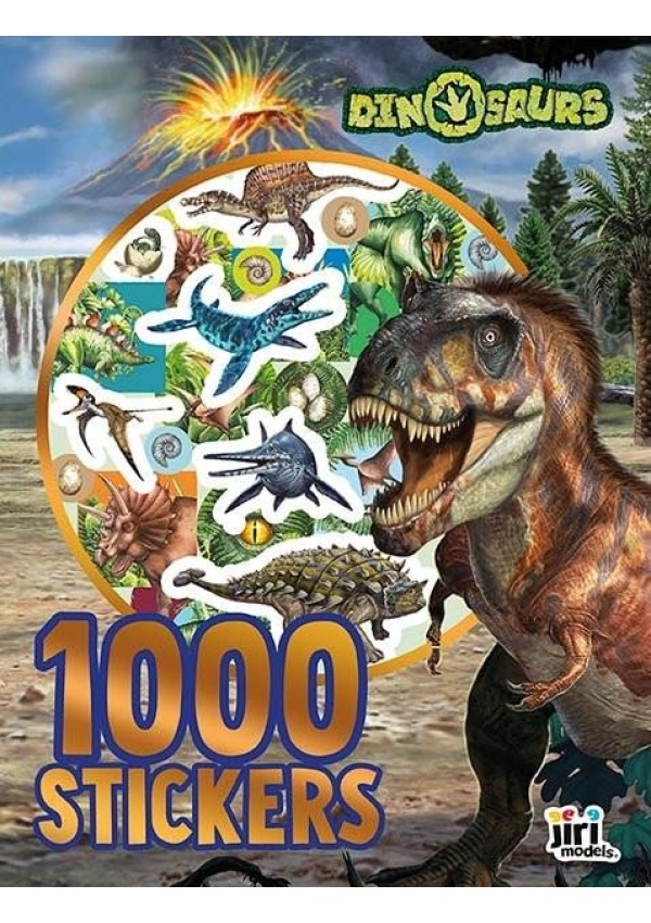 Dinosauři - 1000 samolepek v sešitu