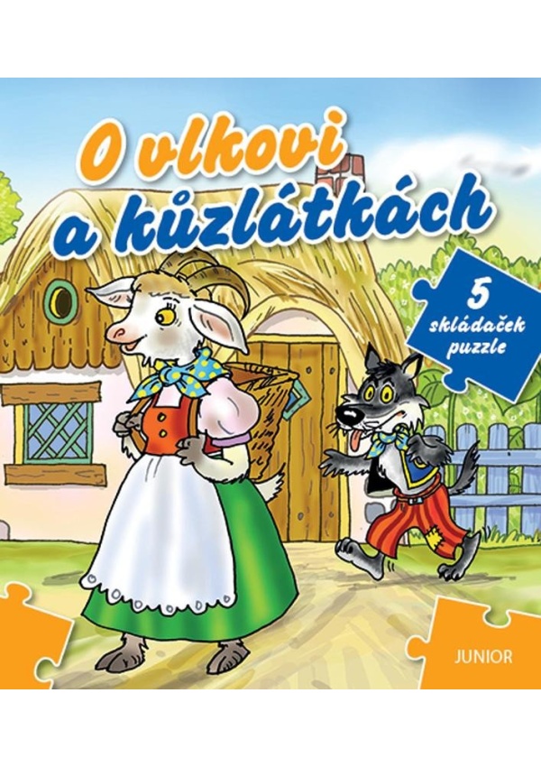 O vlkovi a kůzlátkách - 5 skládaček puzzle