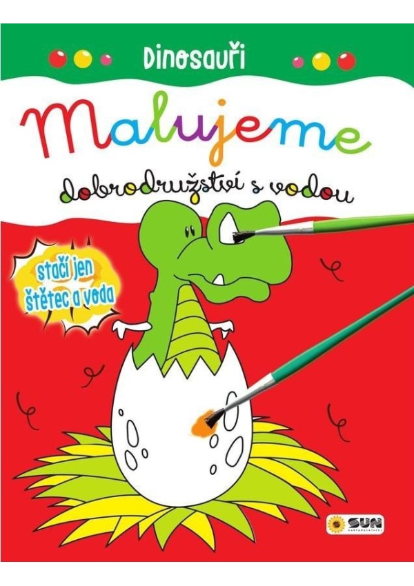 Dinosauři - Malujeme dobrodružství s vodou