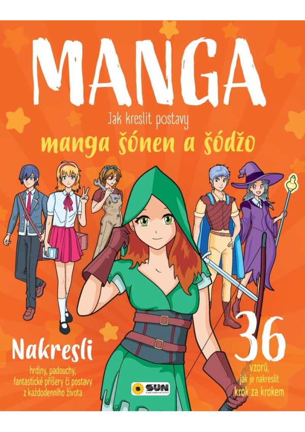 Manga - Jak kreslit postavy šonen a šodžo