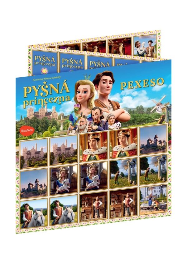 Levně PYŠNÁ PRINCEZNA – Pexeso na motivy filmové pohádky