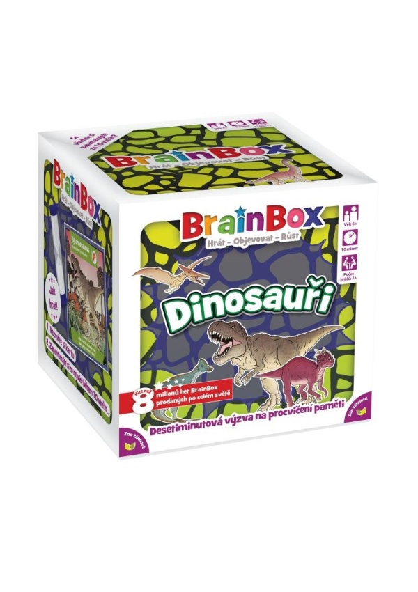 BrainBox - dinosauři (postřehová a vědomostní hra)