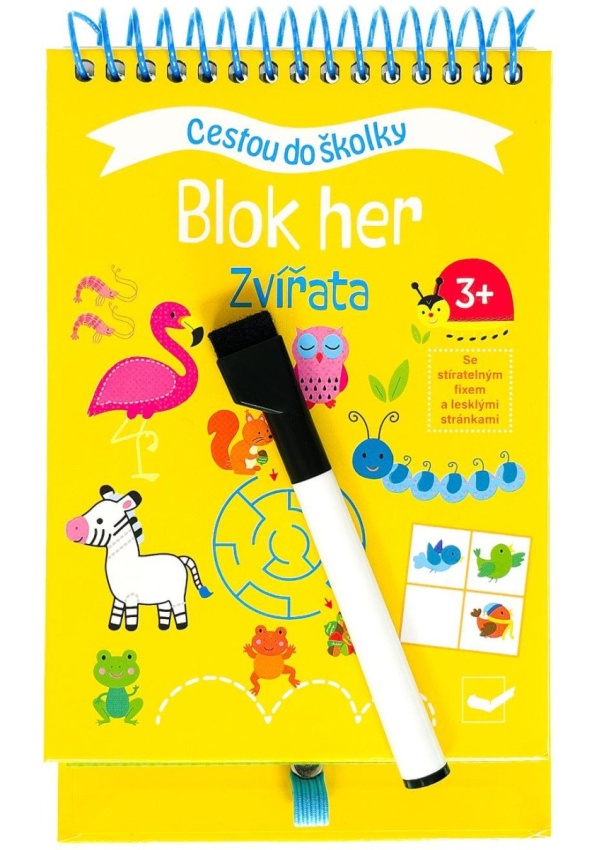 Cestou do školky Blok her Zvířata 3+