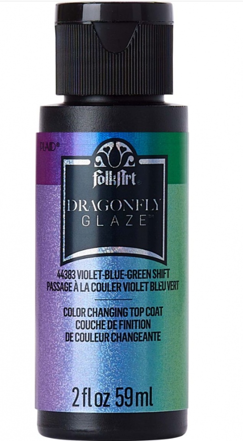Levně FolkArt Dragonfly Glaze - 58 ml různé barvy Dragonfly: VIOLET-BLUE-GREEN SHIFT