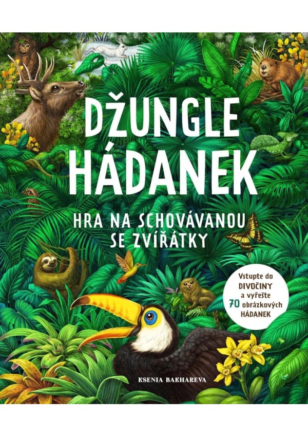 Levně Džungle hádanek - Hra na schovávanou se zvířátky