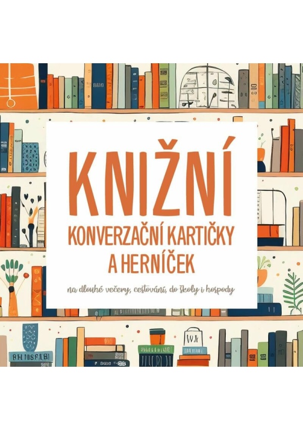Knižní konverzační kartičky a herníček
