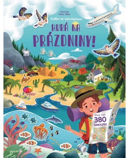 Knížka se samolepkami - Hurá na prázdniny