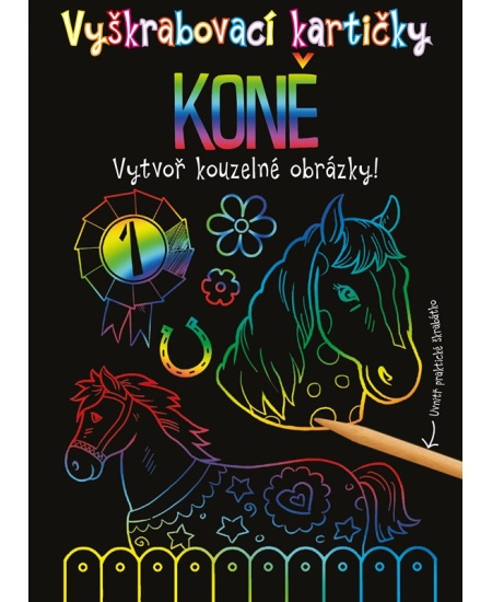 Vyškrabovací kartičky: Koně