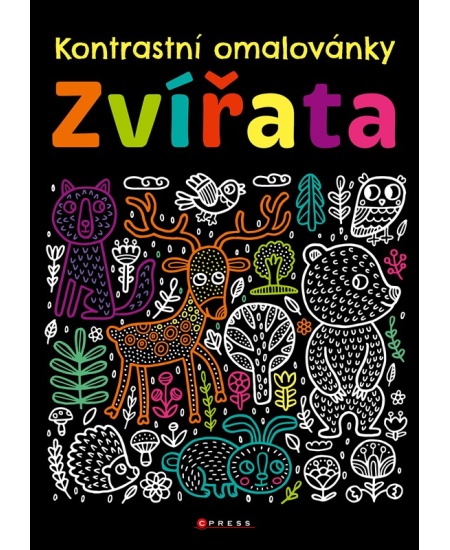 Levně Kontrastní omalovánky – Zvířata