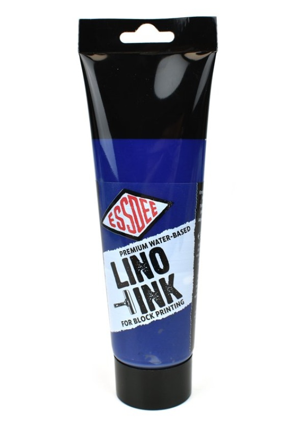 Barva na linoryt, modrá, 250 ml