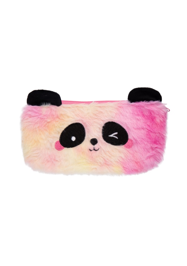 Chlupaté pouzdro - Žluto-růžová panda