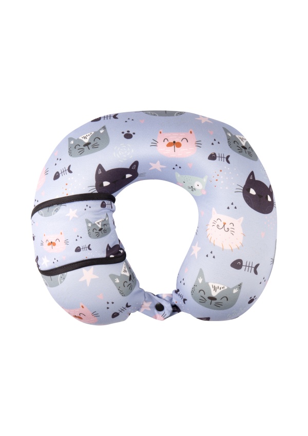 Cestovní polštář - Kočička