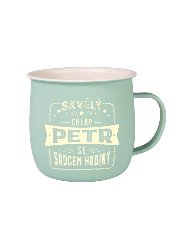 Outdoorový hrnek - Petr