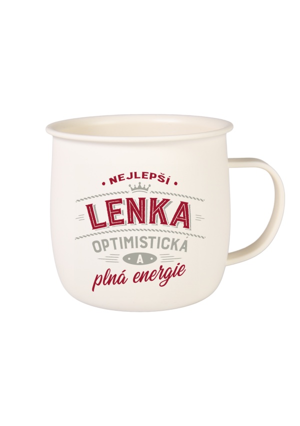 Outdoorový hrnek - Lenka