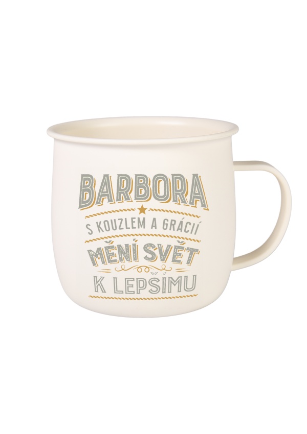 Outdoorový hrnek - Barbora