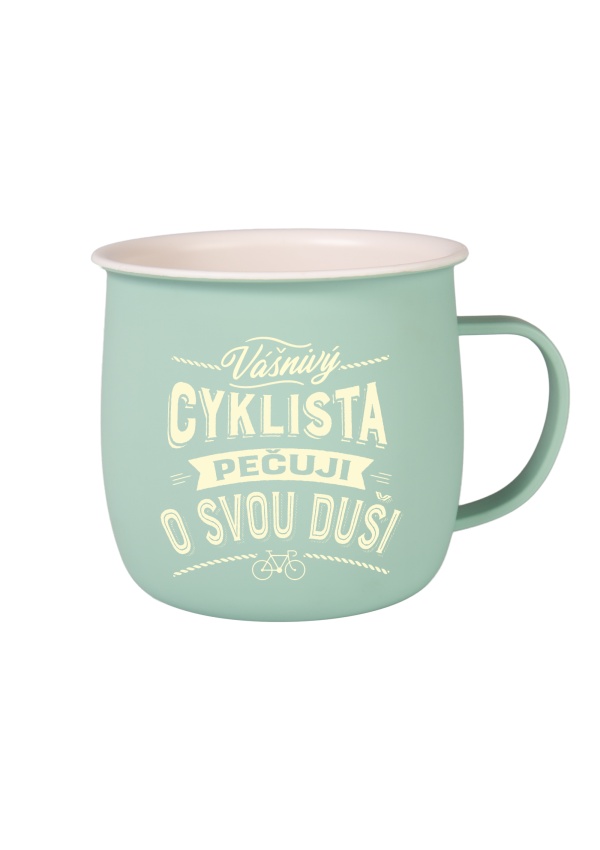Outdoorový hrnek - Cyklista