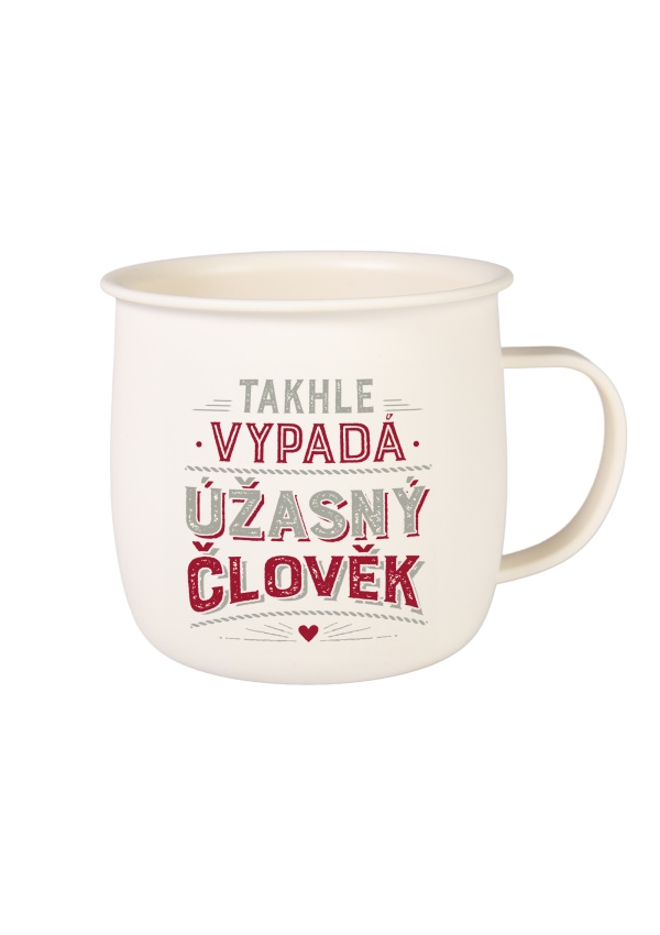 Outdoorový hrnek - Úžasný člověk