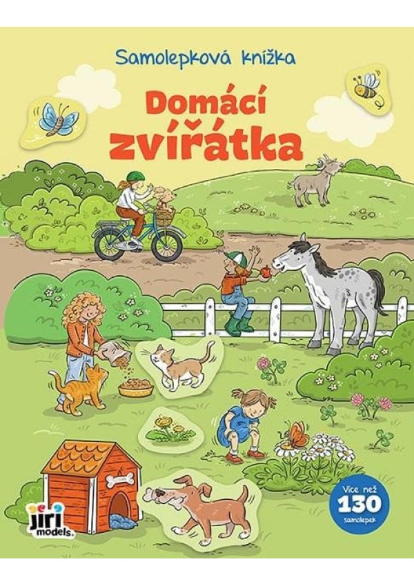 Levně Samolepková knížka Domácí zvířátka