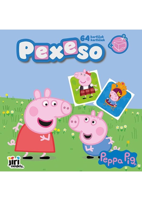 Pexeso v sešitu Prasátko Peppa
