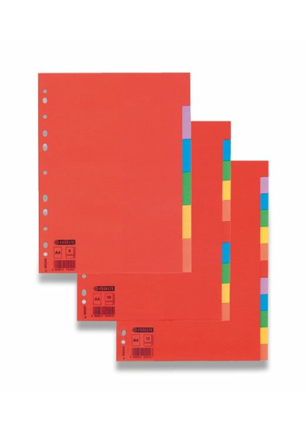 Papírový rozlišovač Esselte Economy 12 listů