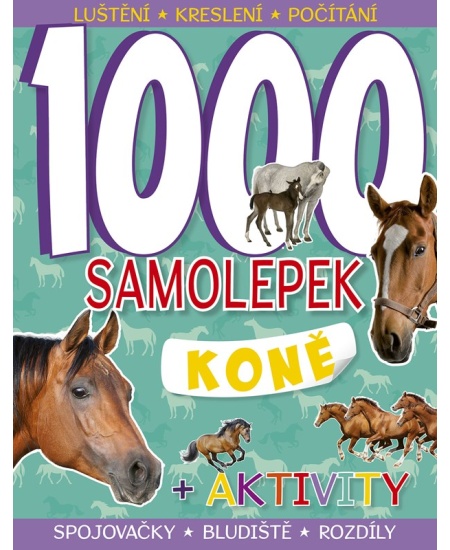 Levně 1000 samolepek – Koně