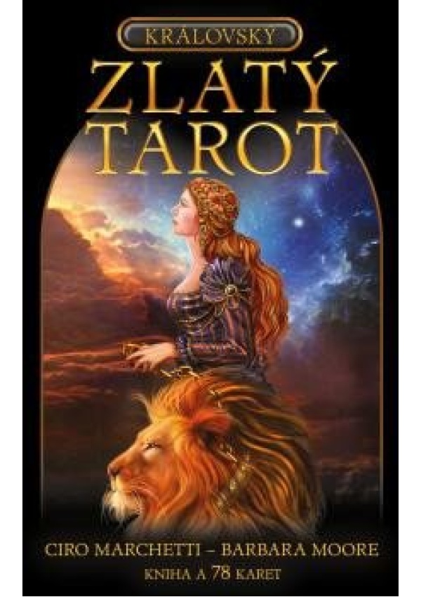 Královský Zlatý tarot - Kniha a 78 karet (lesklé)