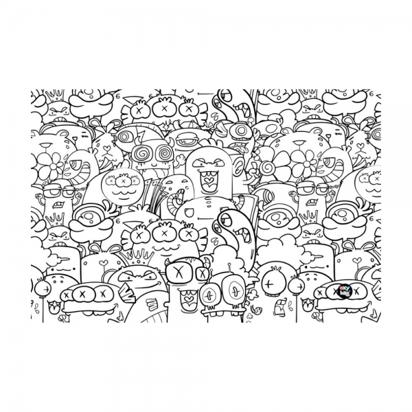 Podložka na stůl PP 60x40cm Monsters