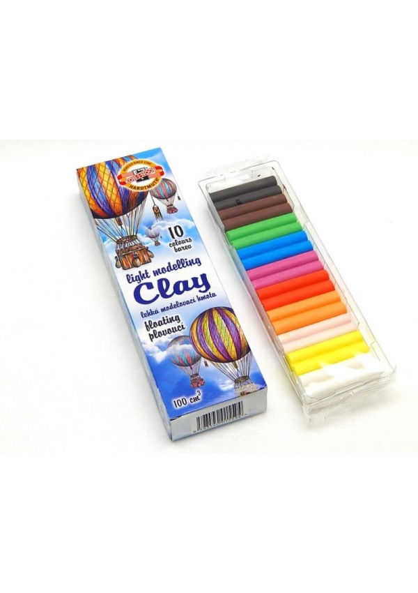 Koh-i-noor modelovací hmoty/modelína  lehčená souprav 10 ks