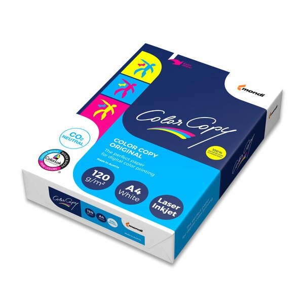 Papír Color Copy A4, výběr gramáže 120 g, 250 listů