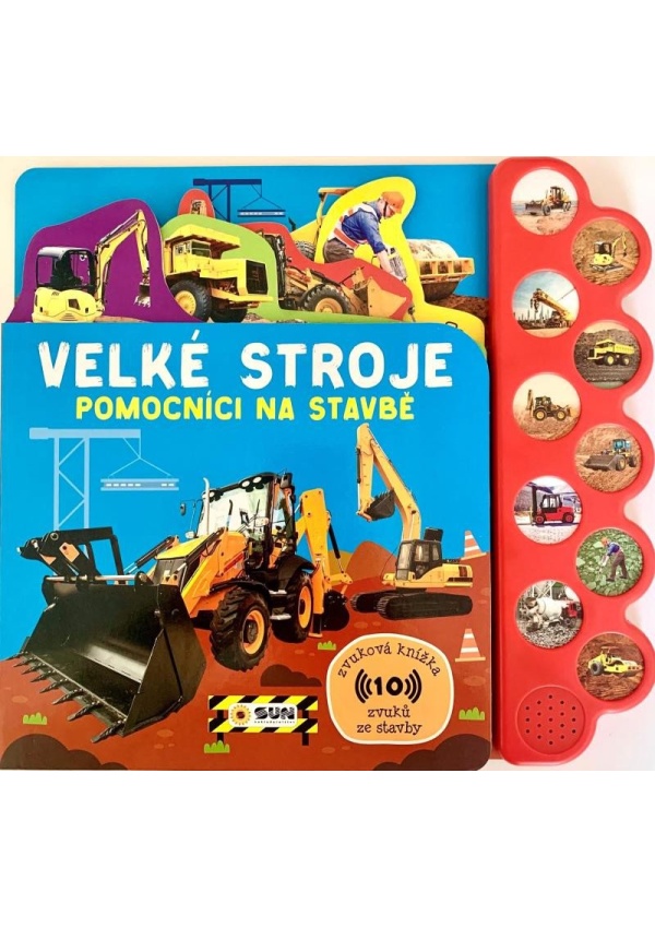 Velké stroje Pomocníci na stavbě - Zvuková kniha