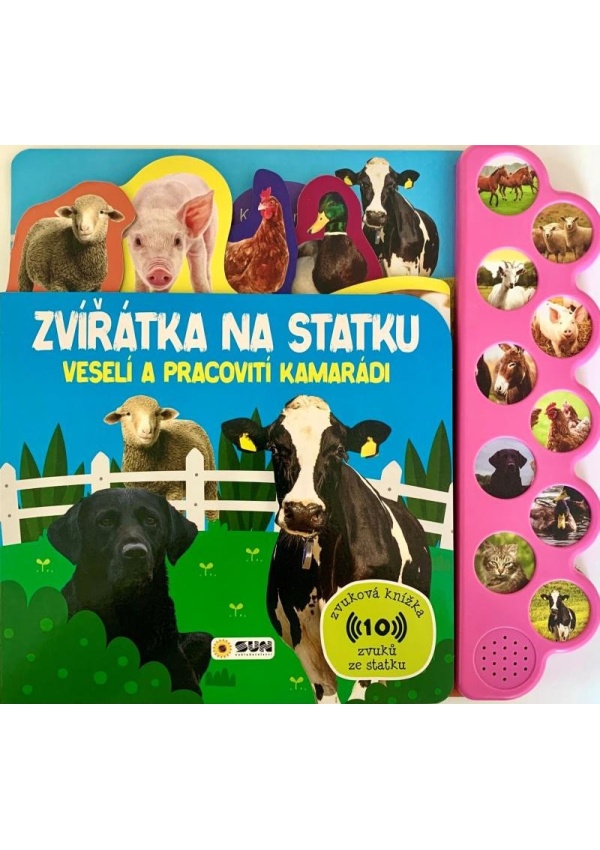 Zvířátka na statku Veselí a pracovití kamarádi - Zvuková kniha