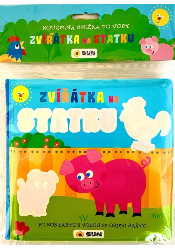Zvířátka na statku - Kouzelná knížka do vody