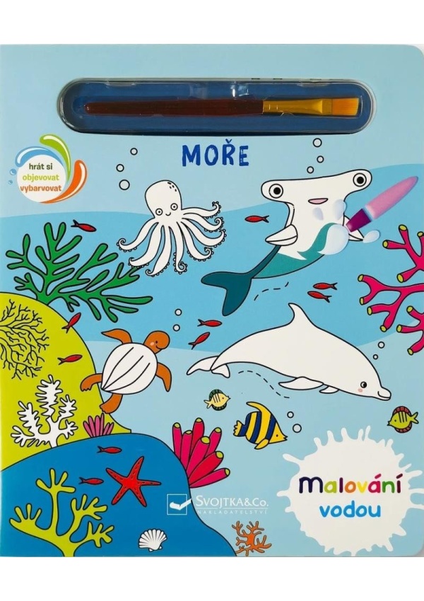 Malování vodou Moře