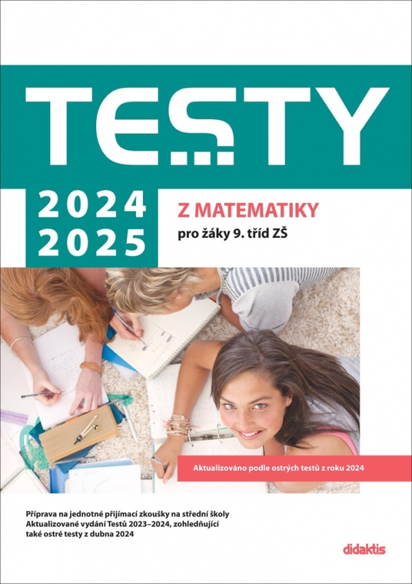 Levně Testy 2024-2025 z matematiky pro žáky 9. tříd ZŠ