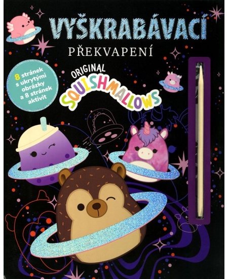 Levně Squishmallows - Vyškrabávací překvapení