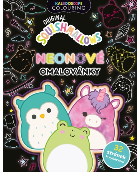 Squishmallows - Neonové omalovánky 