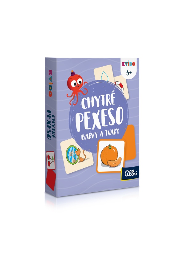Kvído - Chytré pexeso 2. vydání - Barvy a tvary