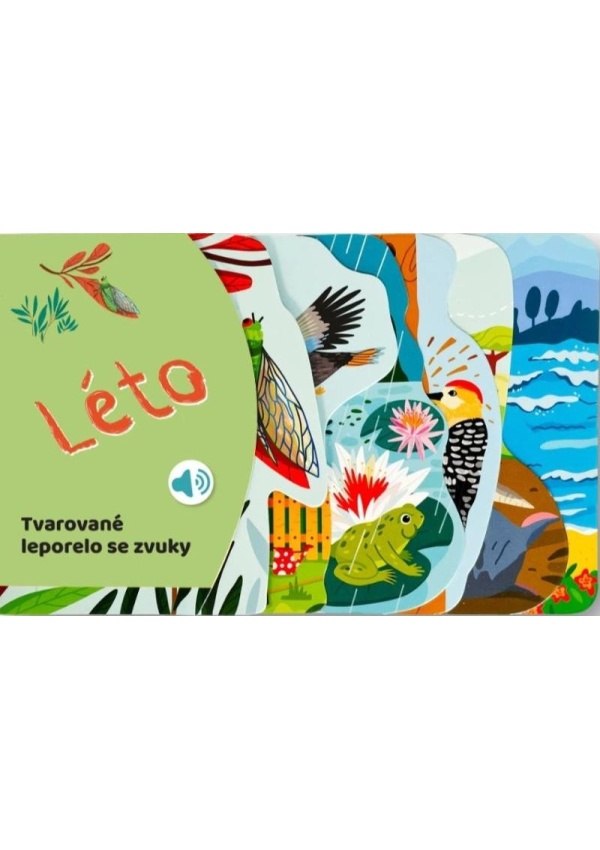 Levně Tvarované leporelo se zvuky Léto
