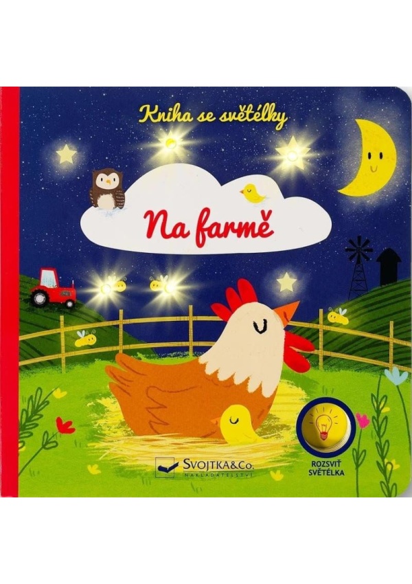 Levně Kniha se světélky Na farmě