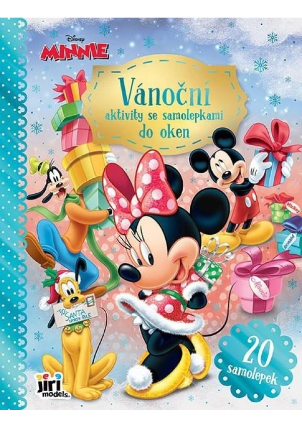 Minnie - Vánoční aktivity se samolepkami do oken