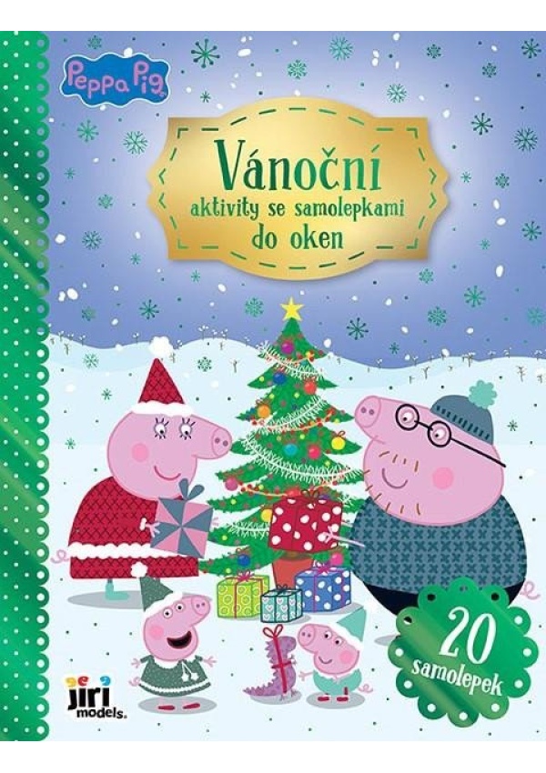 Peppa Pig - Vánoční aktivity se samolepkami do oken