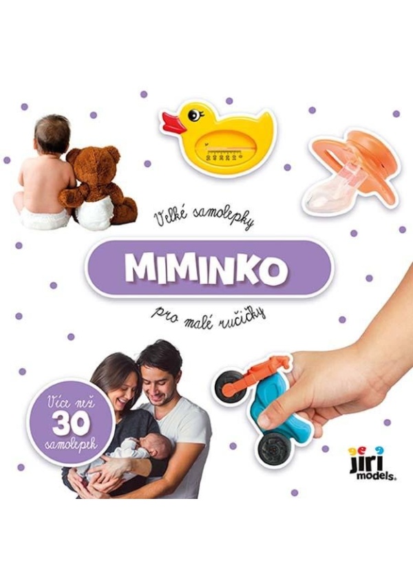 Levně Velké samolepky pro malé ručičky Nové miminko