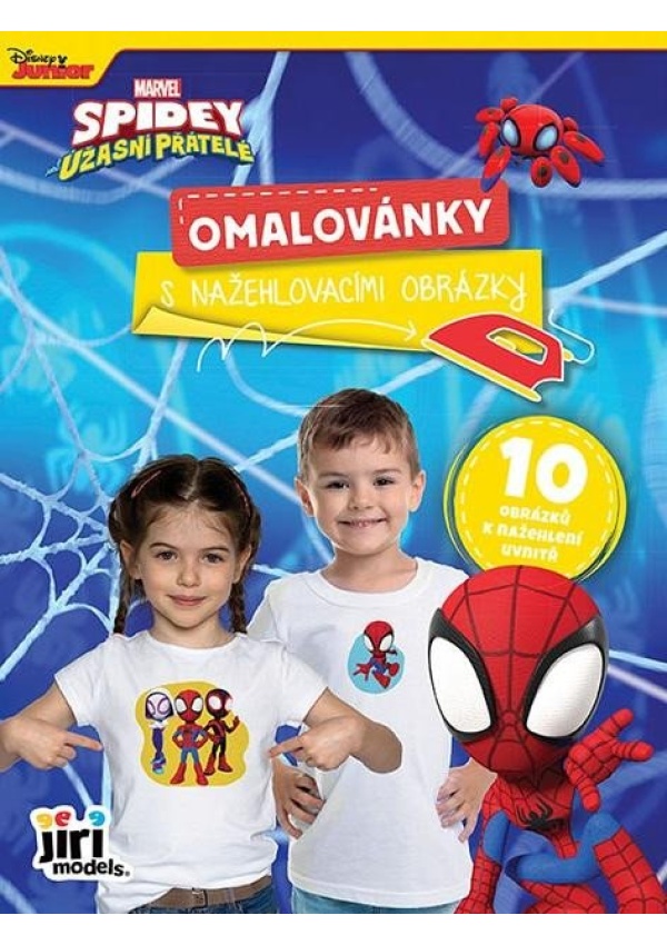 Levně Omalovánky s nažehlovacími obrázky Spidey