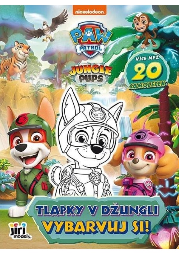 Vybarvuj si! Tlapková patrola Tlapky v džungli