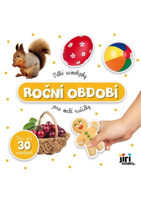 Levně Velké samolepky pro malé ručičky Roční období