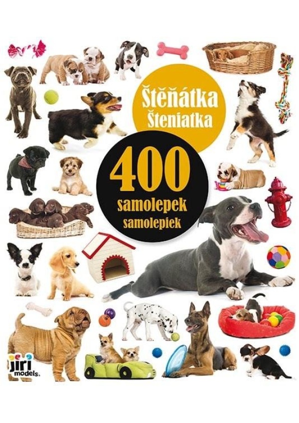 Levně 400 samolepek Štěňátka